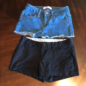 Almost new. Black ones are not denim